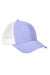 Big Accessories BA540 Mens Adjustable Trucker Hat Heather Purple/White Flat Front