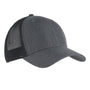 Big Accessories Womens Sport Ponytail Adjustable Trucker Hat - Black