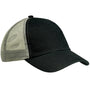 Big Accessories Mens Adjustable Trucker Hat - Black/Grey