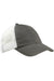 Big Accessories BA601 Mens Adjustable Trucker Hat Iron Grey/White Flat Front