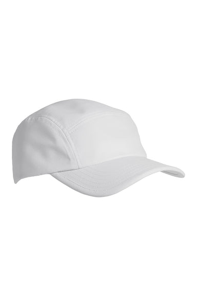 Big Accessories BA603 Mens Pearl Performance Adjustable Hat White Flat Front