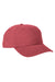 Big Accessories BA610 Mens Adjustable Hat Antique Red Flat Front