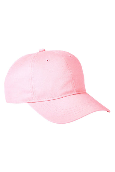 Big Accessories Hats BA611 Mens Ultimate Adjustable Hat Pink Flat Front