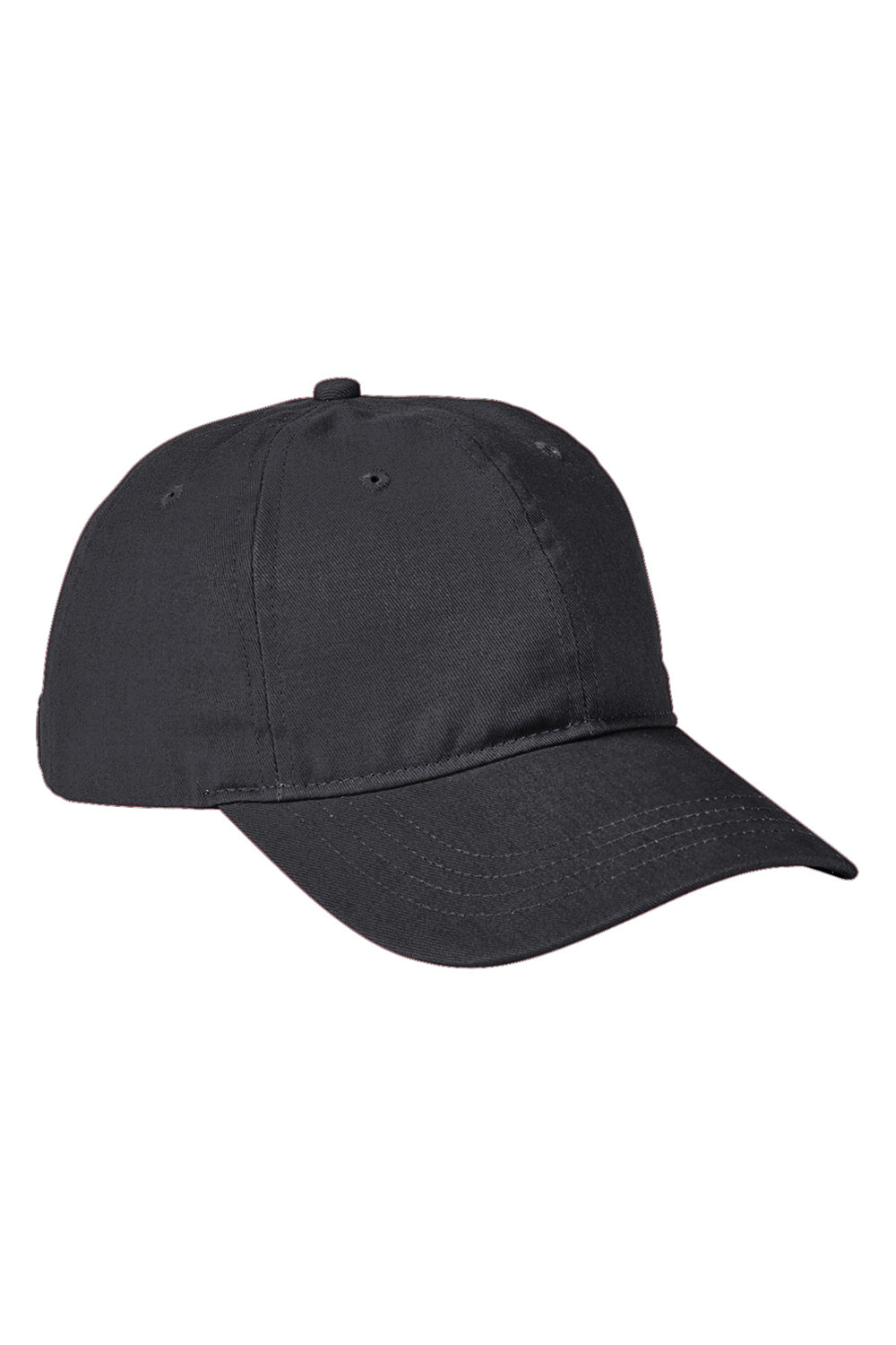 Big Accessories BA611 Mens Ultimate Adjustable Hat Black Flat Front