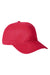 Big Accessories BA611 Mens Ultimate Adjustable Hat Vintage Red Flat Front