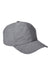 Big Accessories Hats BA614 Mens Summer Prep Adjustable Hat Black Chambray Flat Front