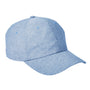 Big Accessories Mens Summer Prep Adjustable Hat - Blue Chambray