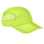 Big Accessories Mens Performance Foldable Bill Adjustable Hat - Neon Yellow