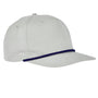 Big Accessories Hats Mens Adjustable Rope Hat - Light Grey/Navy Blue