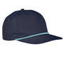Big Accessories Hats Mens Adjustable Rope Hat - Navy Blue/Mint Green