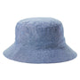 Big Accessories Mens Crusher Bucket Hat - Chambray Blue