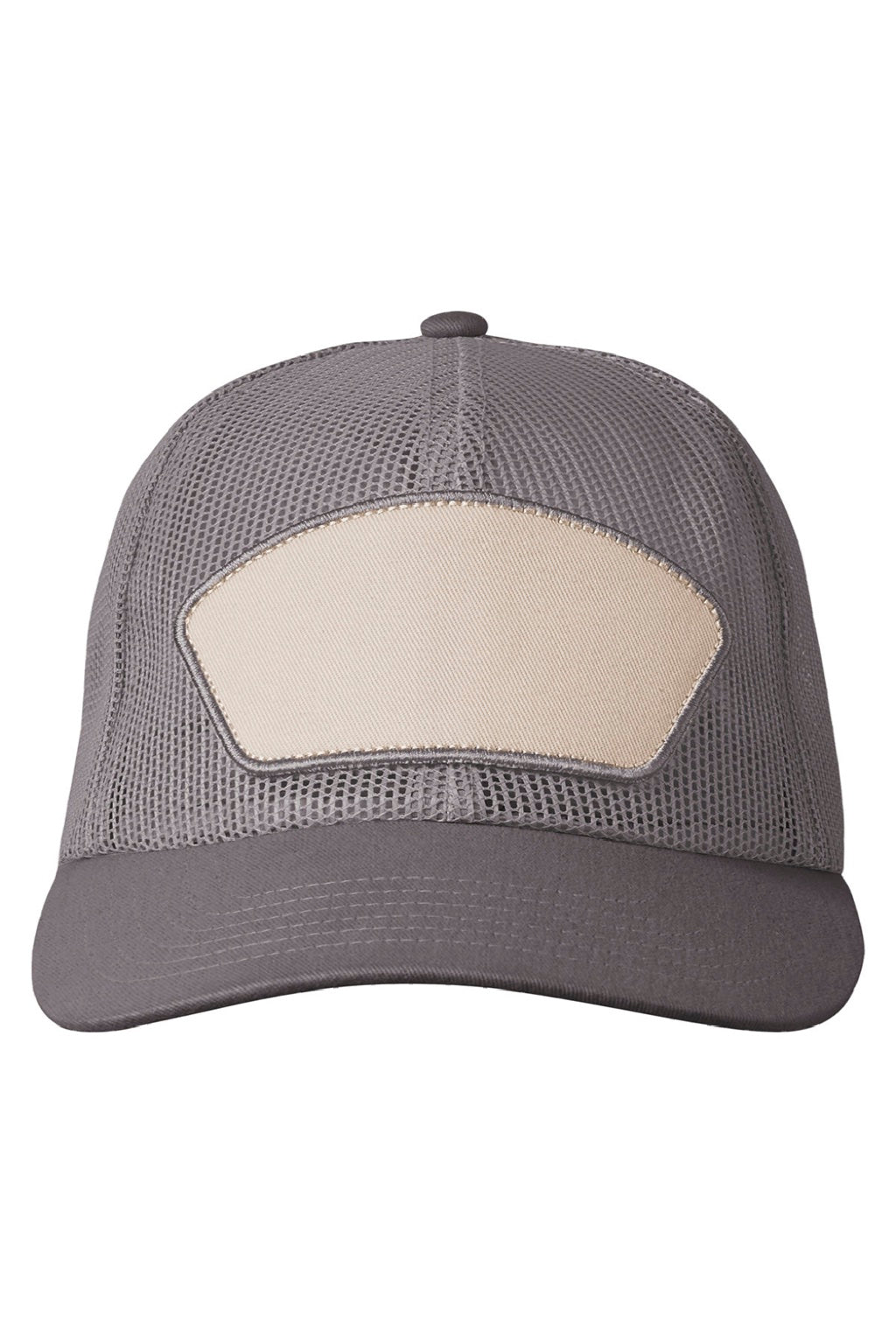 Big Accessories Hats BA682 Mens Homestead Full Mesh Snapback Trucker Hat Dark Charcial Grey Flat Front