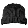 Big Accessories Hats Unisex Dock Beanie - Black