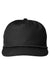 Big Accessories Hats BA699 Mens Lariat Ripstop Snapback Hat Black Flat Front