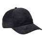 Big Accessories Hats Mens Corduroy Adjustable Hat - Black