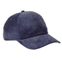Big Accessories Mens Corduroy Adjustable Hat - Navy Blue