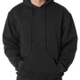 Bayside Mens USA Made Hooded Sweatshirt Hoodie - Black