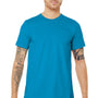 Bella + Canvas Mens Jersey Short Sleeve Crewneck T-Shirt - Aqua Blue