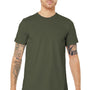 Bella + Canvas Mens Jersey Short Sleeve Crewneck T-Shirt - Army Green