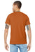 Bella + Canvas BC3001/3001C Mens Jersey Short Sleeve Crewneck T-Shirt Autumn Orange Model Back