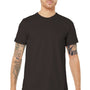 Bella + Canvas Mens Jersey Short Sleeve Crewneck T-Shirt - Brown