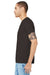 Bella + Canvas BC3001/3001C Mens Jersey Short Sleeve Crewneck T-Shirt Brown Model Side