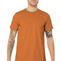 Bella + Canvas Mens Jersey Short Sleeve Crewneck T-Shirt - Burnt Orange