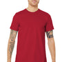 Bella + Canvas Mens Jersey Short Sleeve Crewneck T-Shirt - Canvas Red
