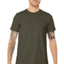 Bella + Canvas Mens Jersey Short Sleeve Crewneck T-Shirt - Dark Olive Green