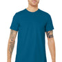 Bella + Canvas Mens Jersey Short Sleeve Crewneck T-Shirt - Deep Teal Blue