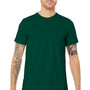 Bella + Canvas Mens Jersey Short Sleeve Crewneck T-Shirt - Evergreen