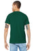 Bella + Canvas BC3001/3001 Mens Jersey Short Sleeve Crewneck T-Shirt Forest Green Model Back