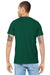 Bella + Canvas BC3001/3001C Mens Jersey Short Sleeve Crewneck T-Shirt Forest Green Model Back