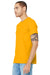 Bella + Canvas BC3001/3001C Mens Jersey Short Sleeve Crewneck T-Shirt Gold Model 3Q
