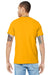 Bella + Canvas BC3001/3001 Mens Jersey Short Sleeve Crewneck T-Shirt Gold Model Back