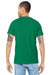 Bella + Canvas BC3001/3001 Mens Jersey Short Sleeve Crewneck T-Shirt Kelly Green Model Back