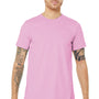 Bella + Canvas Mens Jersey Short Sleeve Crewneck T-Shirt - Lilac Pink
