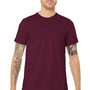 Bella + Canvas Mens Jersey Short Sleeve Crewneck T-Shirt - Maroon