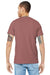 Bella + Canvas BC3001/3001 Mens Jersey Short Sleeve Crewneck T-Shirt Mauve Model Back