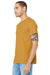 Bella + Canvas BC3001/3001C Mens Jersey Short Sleeve Crewneck T-Shirt Mustard Yellow Model 3Q