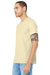 Bella + Canvas BC3001/3001C Mens Jersey Short Sleeve Crewneck T-Shirt Natural Model 3Q