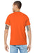 Bella + Canvas BC3001/3001 Mens Jersey Short Sleeve Crewneck T-Shirt Orange Model Back