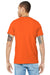 Bella + Canvas BC3001/3001C Mens Jersey Short Sleeve Crewneck T-Shirt Orange Model Back
