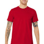 Bella + Canvas Mens Jersey Short Sleeve Crewneck T-Shirt - Red