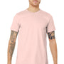 Bella + Canvas Mens Jersey Short Sleeve Crewneck T-Shirt - Soft Pink