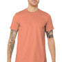 Bella + Canvas Mens Jersey Short Sleeve Crewneck T-Shirt - Sunset Orange