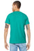 Bella + Canvas BC3001/3001 Mens Jersey Short Sleeve Crewneck T-Shirt Teal Green Model Back