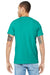 Bella + Canvas BC3001/3001C Mens Jersey Short Sleeve Crewneck T-Shirt Teal Green Model Back