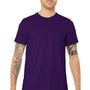 Bella + Canvas Mens Jersey Short Sleeve Crewneck T-Shirt - Team Purple