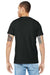 Bella + Canvas BC3001/3001 Mens Jersey Short Sleeve Crewneck T-Shirt Vintage Black Model Back